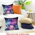 thumbnail image 4 of FCXZI Unicorn Galaxy Fantasy Art Pillow Cushion Case for Sofa Couch 18x18in, 4 of 5