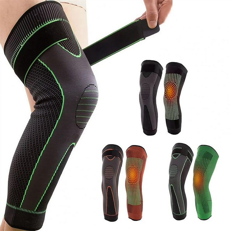 1pair Black Full Leg Sleeves Compression Long Leg Sleeves And Knee Sleeves  Leg Protection, For Men Women Basketball, Arthritis, Cycling, Football,  Reduced Varicose Veins And Swelling In Legs