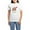With Blue Strpe Pant, variant on CafePress - Basset Heart Balloon Women's Light Pajamas - Women's Short Sleeve Print T-Shirt and Pants Light Cotton Pajama Set