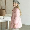 thumbnail image 2 of JUMEYU Kids Coats Girls Kids Boy Girl Winter Hooded Puffer Jackets Coats Light Weight Padded Outerwear Size 7-8 (Pink,7-8 Years), 2 of 4