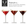 thumbnail image 6 of Viski Meridian Martini Glasses for Cocktail Party Gifts, 7.8 oz, Set of 2, 6 of 12