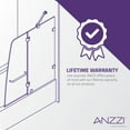 thumbnail image 6 of ANZZI Pacific Series 48 in. W by 58 in. H Frameless Hinged Tub Door in Brushed Nickel, 6 of 11