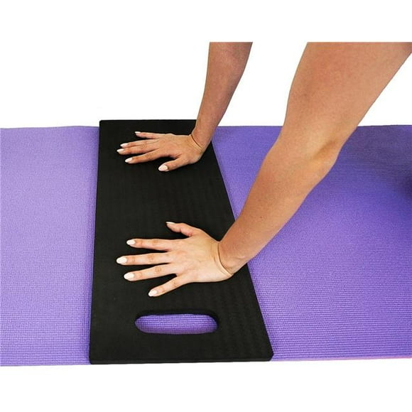 AGM Group 83403 24 x 10 x 0.625 in. EcoWise Kneeling Pad, Black - Set of 2