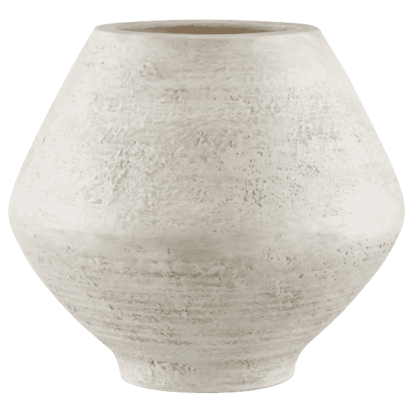 Bouclair Vase en Céramique Beige Clair