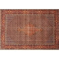 thumbnail image 1 of Ahgly Company Machine Washable Indoor Rectangle Traditional Orange Salmon Pink Area Rugs, 9' x 12', 1 of 7