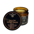 thumbnail image 1 of 1-3pcs Organic Grass-Fed Beef Tallow Balm with Raw Honey, 1 of 5