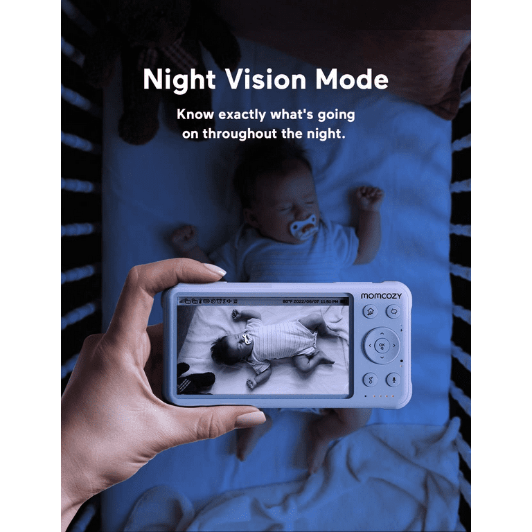 Momcozy Baby Monitor with Camera and Audio 💕 #momcozybabymonitor
