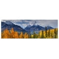 thumbnail image 1 of Great BIG Canvas | Rolled Lucas Payne Poster Print entitled Panoramic View Of The Fall Foliage And Snowcapped Chugach Mountains, Alaska, 1 of 4