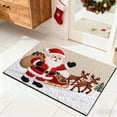 thumbnail image 6 of Hometravel Christmas Decor Bath Rug, Knitted Holiday Floor Mat Cover, Absorbent Doormat for Seasonal Home Entrance, 6 of 6