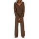 thumbnail image 1 of Conjunto Deportivo PRETTYGARDEN 2 Piezas Sudadera con Capucha y Pantalones de Pierna Ancha M, 1 of 5