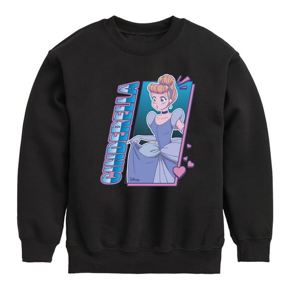 Disney - Cinderella Anime - Toddler & Youth Crewneck Fleece Sweatshirt