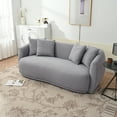thumbnail image 2 of Miekor Furniture Upholstered Sofa,Modern Arm Chair for Living Room and Bedroom,with 4 Pillows W5UAAE, 2 of 9