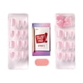 thumbnail image 6 of KISS imPRESS Color FX  Press on Nails, Pop Star, Pink, Short Squoval, 30 Count, 6 of 11