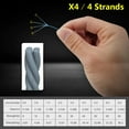 thumbnail image 3 of Braided Line 4X 300/500/1000M 9 Color All for Fishing Line MaxDrag 80LB Multifilament PE Line for Saltwater Sea Fishing MULTI 1000M-X4-5.0-50LB, 3 of 6