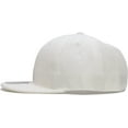 thumbnail image 3 of Solid Flat Brim Bill Fitted Baseball Cap, 3 of 6