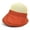 Beige+orange, variant on Women's Splicing Straw Hat Summer Outdoor Wide -Eave Sunscreen New Sunscreen Hooded Sand Hat Beach Holiday Hat