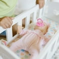 thumbnail image 6 of Melissa & Doug Mine to Love Wooden Play Cradle for Dolls, Stuffed Animals - White, 6 of 11