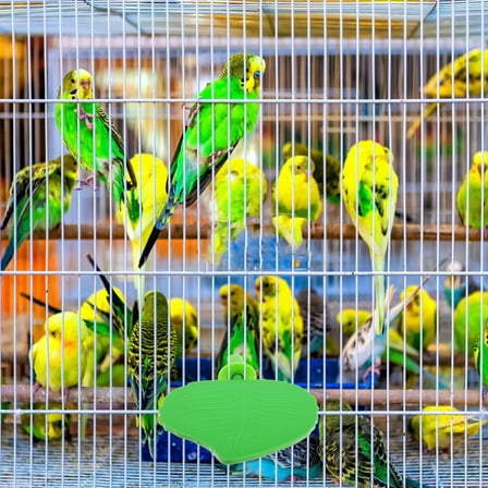 LOLIPPYY Bird Cage Heater For Parrots Bird Platform Stand ABS Green For Bird Owners 1Pack