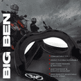 thumbnail image 6 of Global Vision Big Ben Motorcycle Goggles (Black Frame/Clear Lens), 6 of 7
