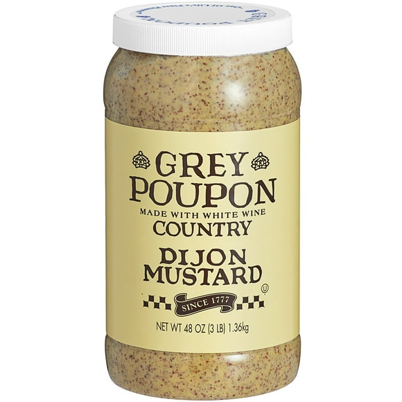 Moutarde de Dijon Grey Poupon Country Pot de 48 oz