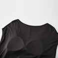 thumbnail image 5 of HomeGardon Nightgowns for Women,Summer Dresses Women's V Neck with Chest Cushion Solid Color Drawstring Loose and Comfortable Sleeveless Mid Length Nightgown Skirt, 5 of 5