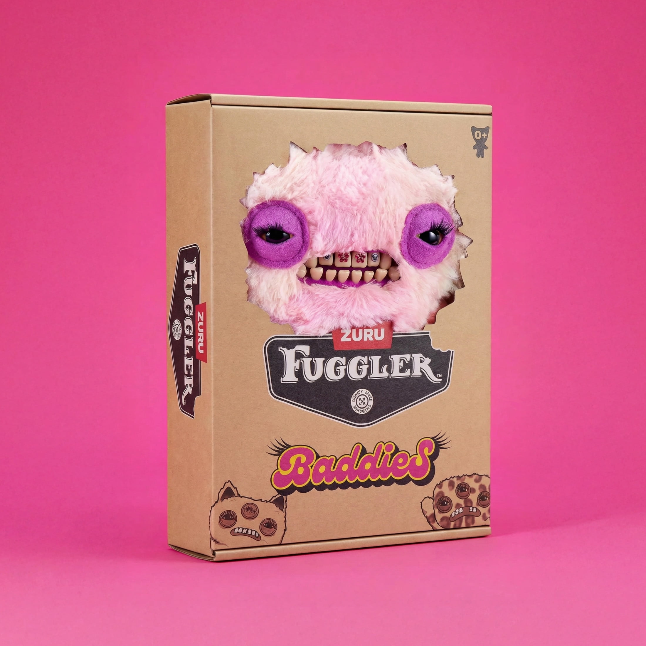 Fuggler Baddies Fuggs 9 Inch (Munch Munch) by ZURU - Ugly Monster Plush for All Ages