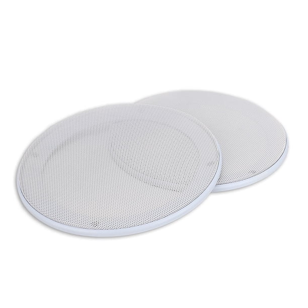2PCS Cubierta De Altavoz De 6.5 Pulgadas, Rejilla De Altavoz Malla Protectora De Altavoz Estructura Sólida Acero Laminado En Frío + ABS Con Tornillos Para Altavoces De Auto