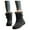 Black1, variant on Womens Winter Snow Boots Fleece Lined Warm Slip on Short Boots Waterproof Ankle Booties
