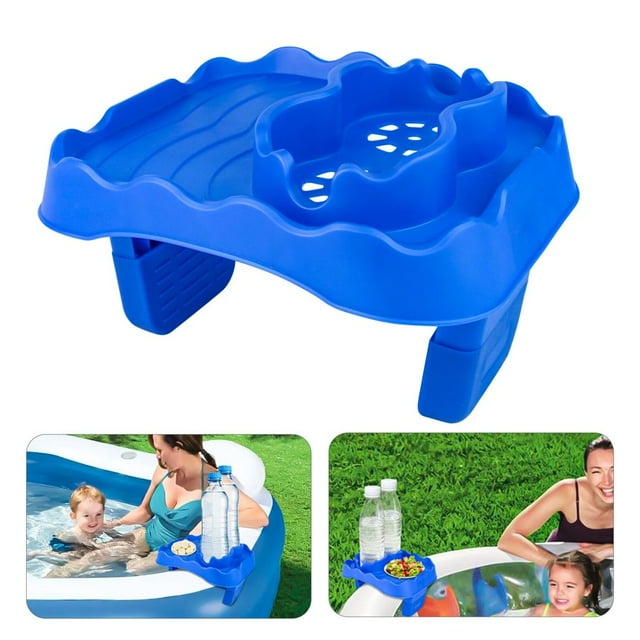 Adjustable and Non Slip Inflatable Pool Cup Holder and Hot Tub Tray for Ultimate Relaxation