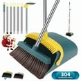 thumbnail image 1 of PHANCIR Juego de Escoba y Recogedor de 57 Pulgadas para el Hogar, Recogedor de Dientes de Limpieza Eficiente, Escoba y Recogedor de Mango Largo, Azul, 1 of 7
