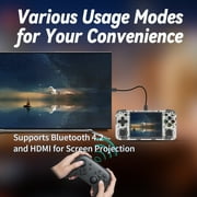 RG35XXH Handheld Game Console,3.5Screen,3300mAh Battery,5G WiFi Bluetooth HD and TV Output White