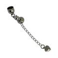 thumbnail image 3 of 10 topes para extremos de collares con cierre de langosta, extensores de cadena para bisutería. Negro azabache, 3 of 7