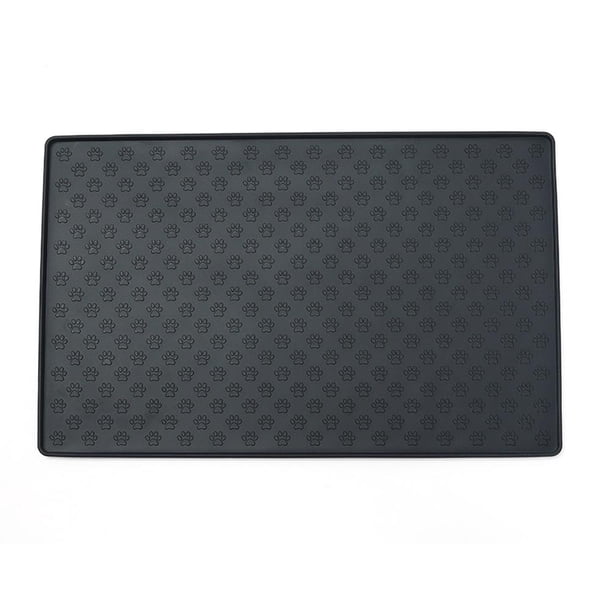 Mantel Individual Para Alimentación De Mascotas, Almohadilla Impermeable, Borde Elevado, Cojín De Silicona Compacto Flexible De Dos Tamaños, Accesorios Para Cuencos De Tienda Para El Hogar Serendint PT002616-01