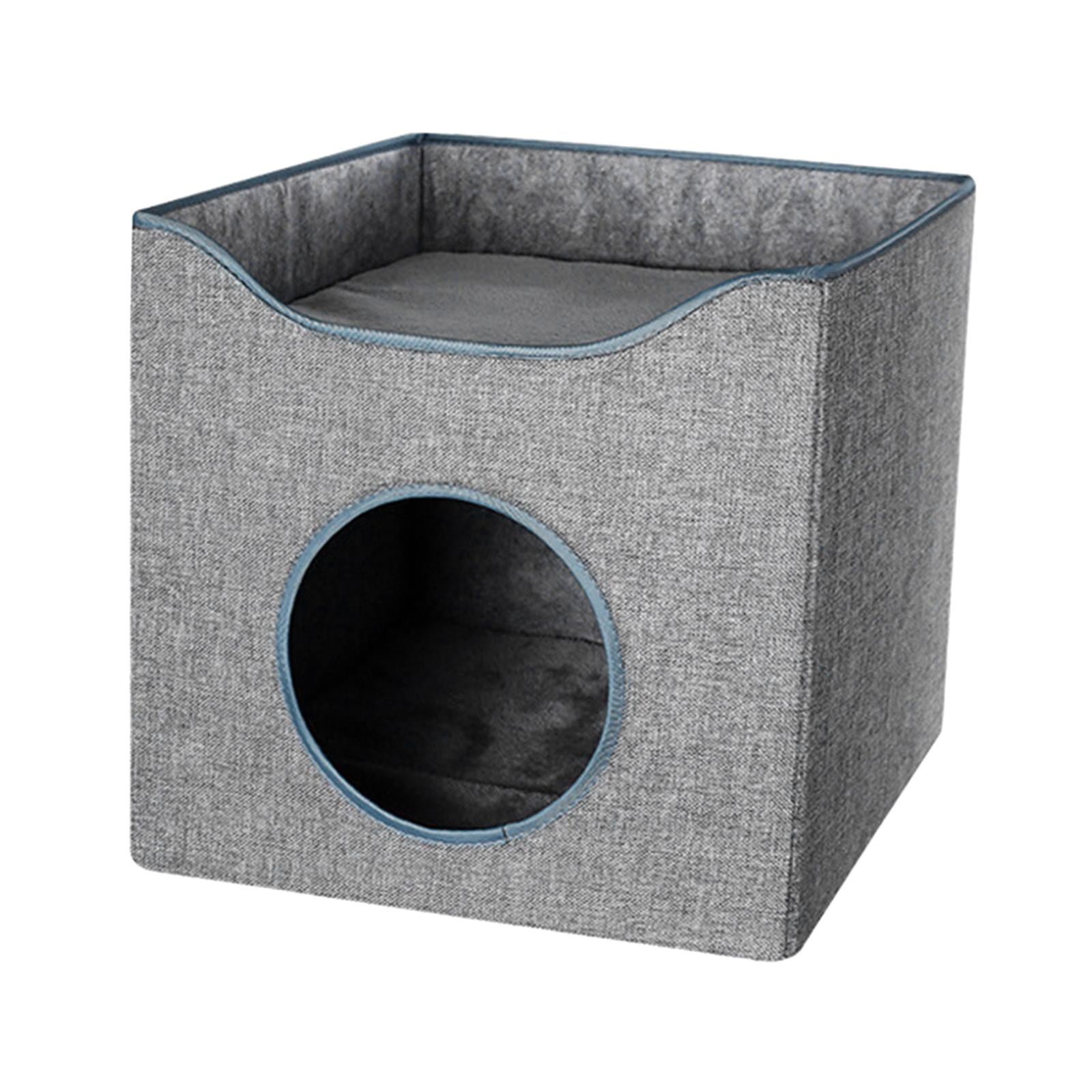 Cat Bed Nest Dog House Sleeping Bed Universal Warm Kitten Cave Winter