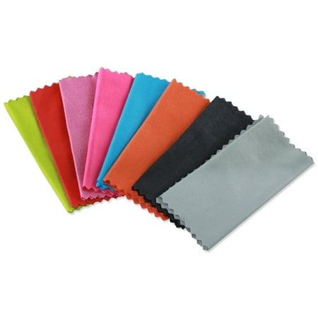 Reiko Microfiber Wiping Cleaning Glass/Mirror Cloth 12-piece set - 9 Colors