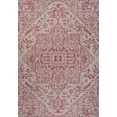 thumbnail image 2 of JONATHAN Y SANTA MONICA 8 x 10 Area Rug, Estrella Bohemian Medallion Textured Weave - Light Gray/Fuchsia, SMB105F-8, 2 of 8