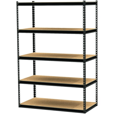 Gorilla Rack 48" x 24" x 72" 5-Shelf Z-Beam Unit, Black - Walmart.com
