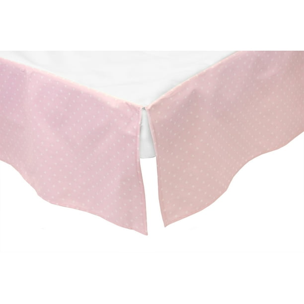 Bebelelo Parure de Lit 4 Pièces pour Berceau, Jupe, Housse de Matelas,  Couette et Couette pour Enfants, Bébés Garçons et Filles (Couleur Rose et  Blanc avec Motif Flamants Roses) 