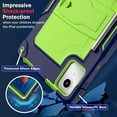 thumbnail image 5 of FIEWESEY Protective Case for Lenovo Tab M11 TB-330FU 2024, Lenovo Xiaoxin Pad 2024 TB331FC Shockproof Rugged case with Kickstand Tempared Glass for Lenovo Tab M11 11 Inch (Navy Blue/Green/1 PCS), 5 of 6