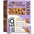 thumbnail image 1 of Protein Bar IQBAR con chips de mantequilla de almendras, 12 x 12 g, cetopaleo vegano, 1 of 9