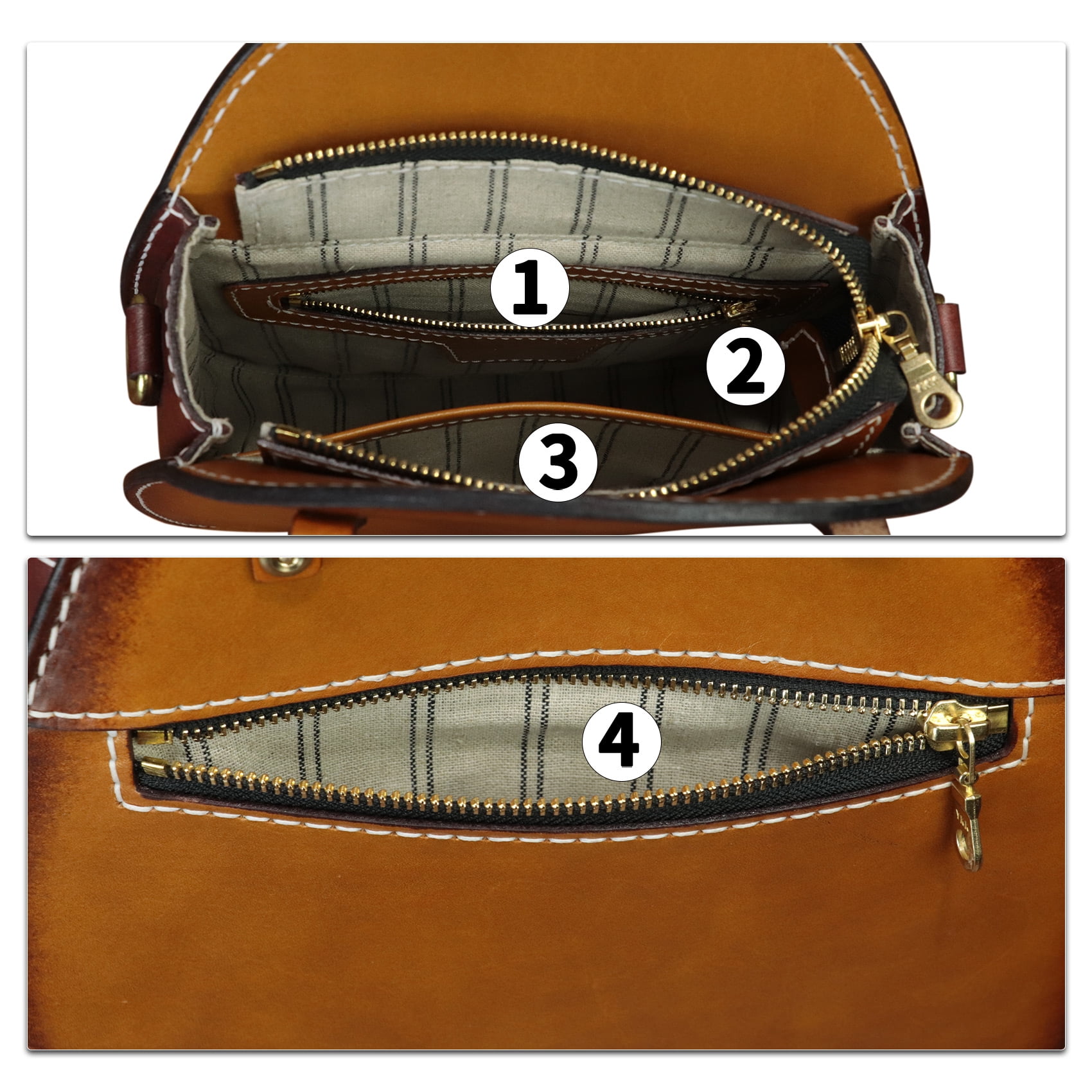 Geniune Leather Women Shoulder Bag Vintage Handbags Tote Crossbody Purses