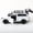 Range white, variant on (Bagged) 1/36 scale replica Range Rover die-cast toy car model, three doors that can be opened, pullback function, boy's toy.