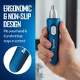 thumbnail image 3 of Barbasol Nose Hair Trimmer for Men and Women, Electric Ear & Nose Hair Trimmer with Built-In LED Light, Wet & Dry Grooming, Non-Slip Grip, 3 of 17