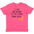 thumbnail image 3 of Inktastic I Love My Noni To The Moon and Back Youth T-Shirt, 3 of 5