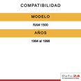 thumbnail image 2 of Faro De Niebla - Tyc - Compatible Con Dodge Ram 1500 1994-1998 - Con Base Si, Incluye Focos No, Lado TYC  RAM 1500, 2 of 5