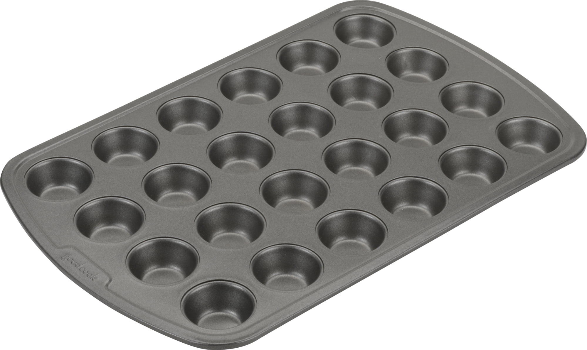 JXWING 6 Cups Non-stick Silicone Cupcake Baking Pan with Ergonomics Grips,  Premium Stainless Steel Core Muffin Pan, Green