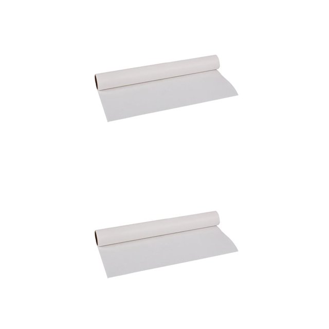 Moyic Hojas para hornear barbacoa Papel para hornear de pulpa de resistente a altas temperaturas antiadherente a prueba de aceite blanco 5m * 30cm 2piezas Moyic CBP113519