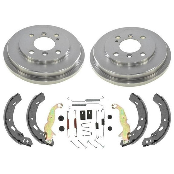 Rear Drums Rear Brake Shoes for Ford Fiesta 11-19 SE With Rear Drum Brakes 4pc