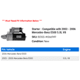 thumbnail image 2 of Starter - Compatible with 2003 - 2006 Mercedes-Benz E500 5.0L V8 2004 2005, 2 of 2