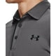 thumbnail image 2 of Polo de golf Under Armour Tech para hombre, color grafito y negro, 2 of 3
